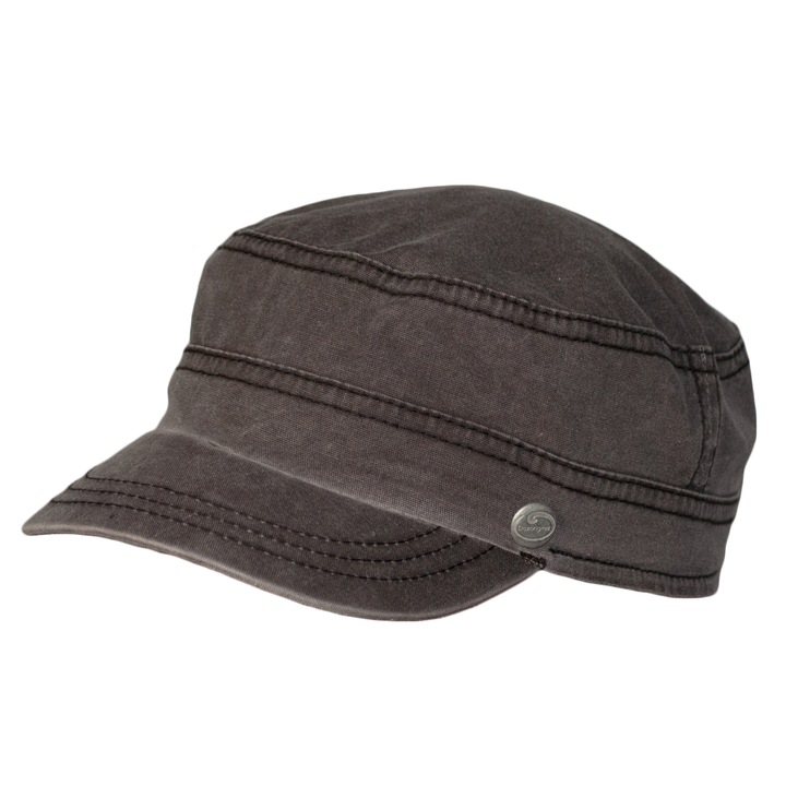 Мъжкa шапка с козирка Dazoriginal Army Hat, Памук, 55-61cm, Тъмно Сива