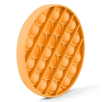 Jucarie senzoriala antistres, Pop It Now, Push Bubble, portocaliu,12,5x12,5x1,5 cm Jucarie senzoriala antistres, Pop It Now, Push Bubble, portocaliu,12,5x12,5x1,5 cm