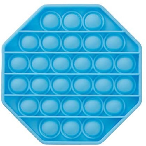 Jucarie senzoriala antistres, Pop It Now, Octogon, albastru