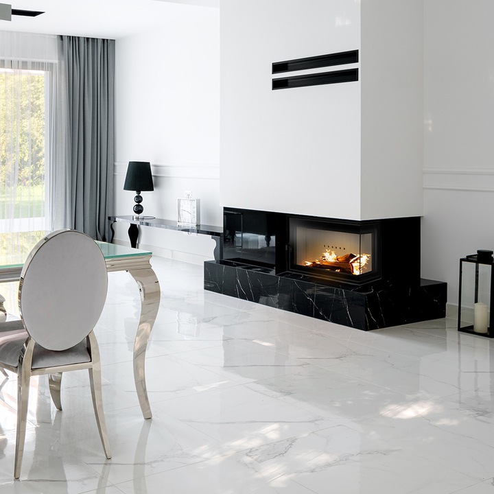 Камина Kratki Lucy 14 Slim P Bs, Дърва, Черен, 10 kW, Сертифицирана от TÜV