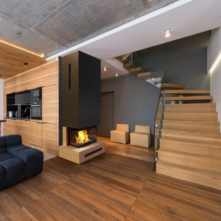 Камина Kratki Nbc 800 400, Дърва, Черен, 10 kW, Сертифицирана от TÜV