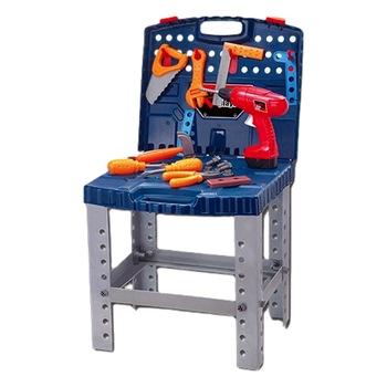 Banc de lucru cu scule pentru copii, 50 accesorii incluse pentru o distractie garantata, Multicolor Banc de lucru cu scule pentru copii, 50 accesorii incluse pentru o distractie garantata, Multicolor