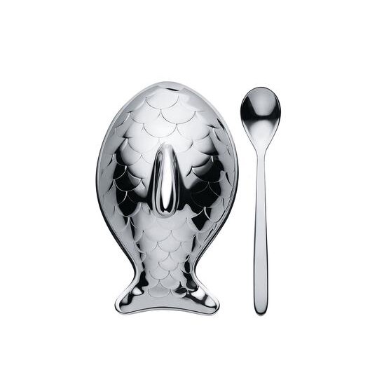 Recipient pentru sare, Colombina Fish, Alessi