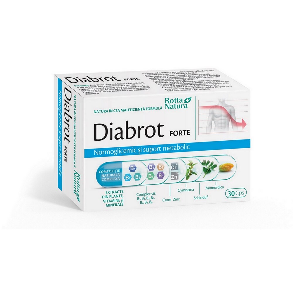 Rotta Natura Supliment alimentar Diabrot Forte 30 capsule