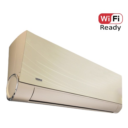 Aer conditionat Vivax ACP-12CH35AEVI GOLD V-Design Wi-Fi Ready, Inverter, 12000 BTU/h, Clasa A++, Ionizator, I feel, 3D Airflow, Protectie Anti-Inghet, Autocuratare, Autodetectie scurgeri freon, filtru Bio, filtru Anti-Praf, ECO-Mode