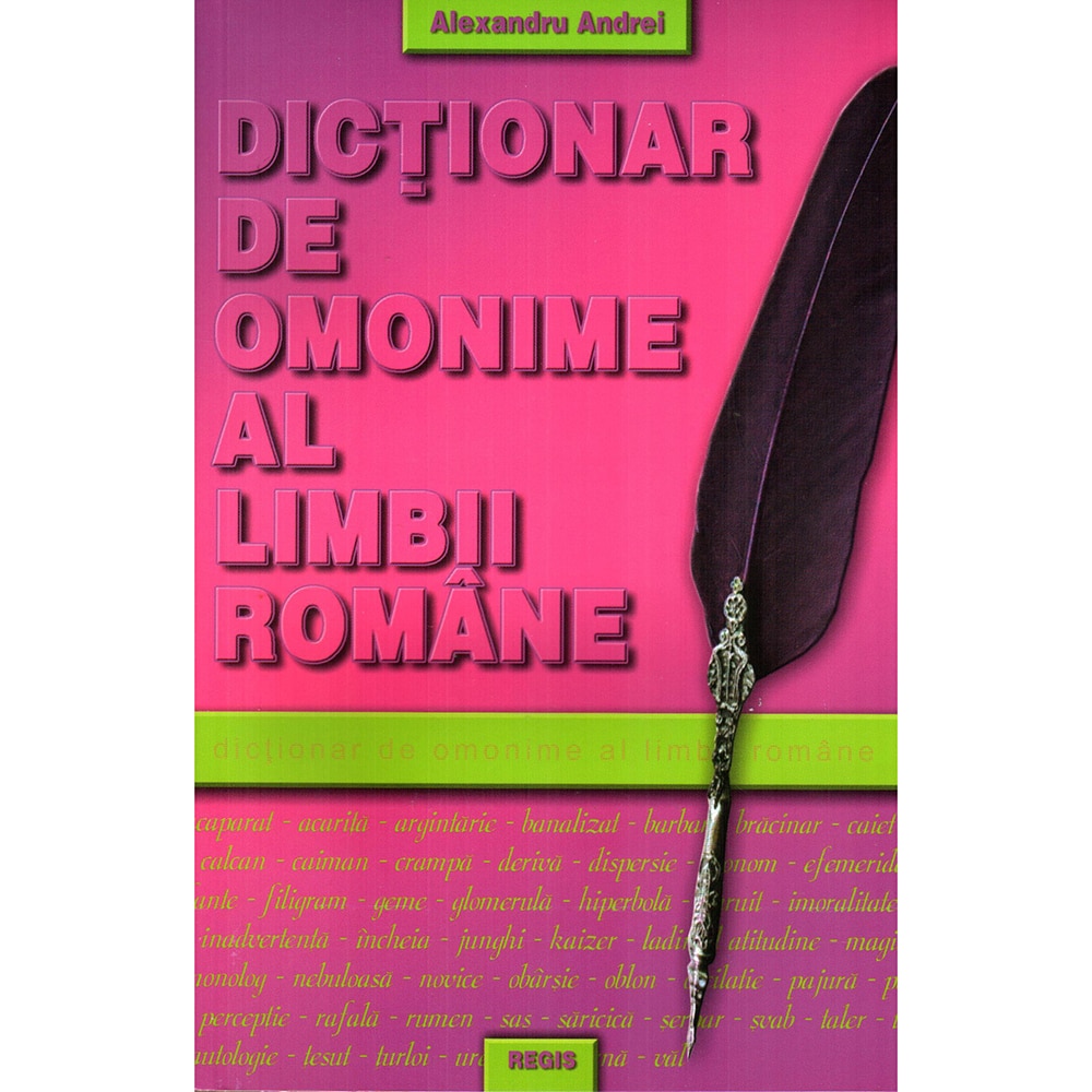 Dictionar de omonime - Al. Andrei