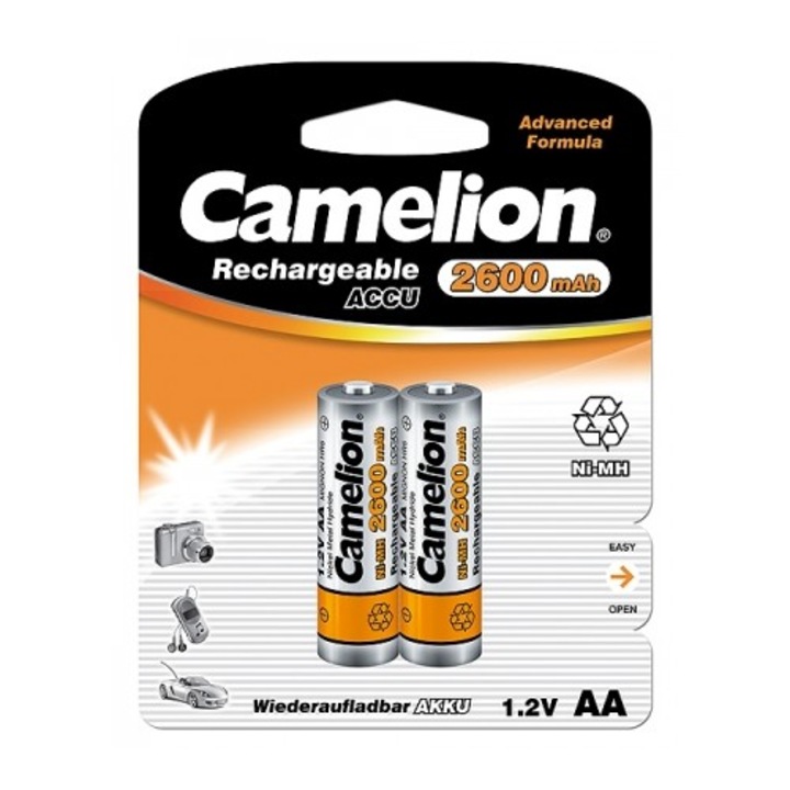 Acumulatori Camelion R06 AA 2600 mAh blister de 2 buc