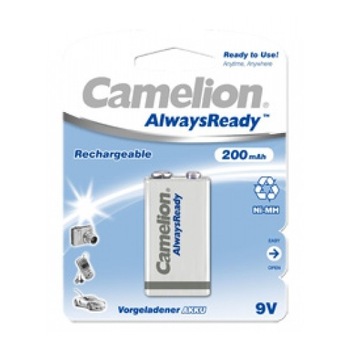 Acumulatori Camelion 9V - 6F22 200 mAh blister de 1 buc - Always Ready Acumulatori Camelion 9V - 6F22 200 mAh blister de 1 buc - Always Ready