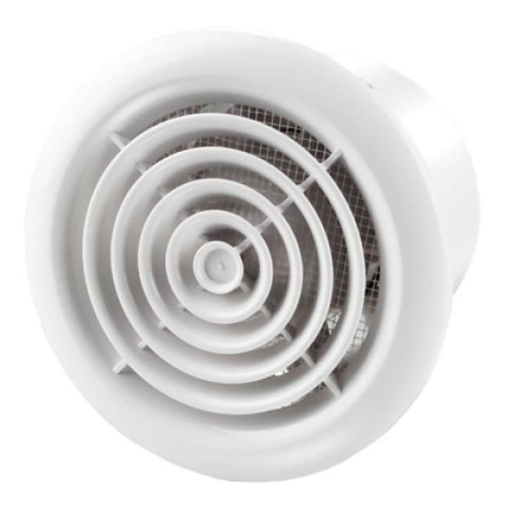 Ventilator VENTS 100PF, de tavan, diametru 100 mm, debit 98 mc/h