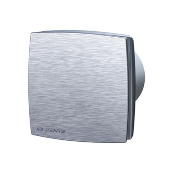 Ventilator VENTS 125LDAT alu mat Turbo, diametru 125mm, debit 209 mc/h, timer, panou frontal finisaj aluminiu, motor turbo Ventilator VENTS 125LDAT alu mat Turbo, diametru 125mm, debit 209 mc/h, timer, panou frontal finisaj aluminiu, motor turbo