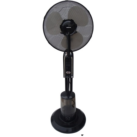 Ventilator cu pulverizare apa Orion OF1-SM616 R, 75 W, Capacitate 3.2 l, 3 trepte de viteza, Timer 7.5 ore, Telecomanda, Negru