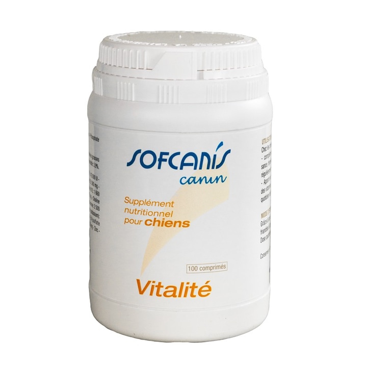 Supliment Nutritiv Sofcanis Vitalite Caine 100 cp