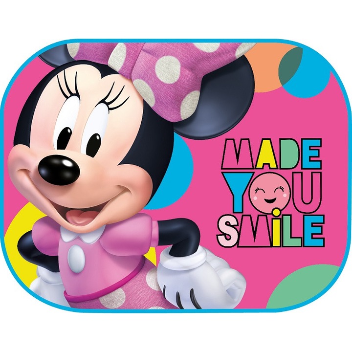 Детски сенници за кола 44х35см, Minnie, комплект 2 броя