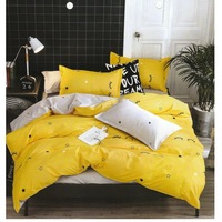 lenjerie pentru pat gene 6 piese bumbac finet galben 220 x 230 cm imagen 23_0_
0