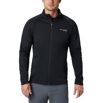 Bluza polar pentru barbati, Columbia Mount Defiance Wind Fleece Jacket, Negru Bluza polar pentru barbati, Columbia Mount Defiance Wind Fleece Jacket, Negru