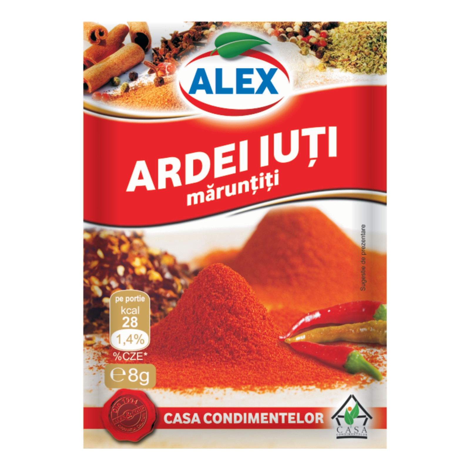 Ardei iuti maruntiti, Alex, 8g