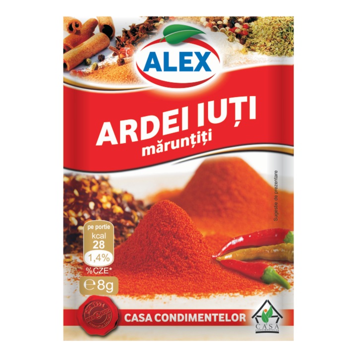 Ardei iuti maruntiti, Alex, 8g