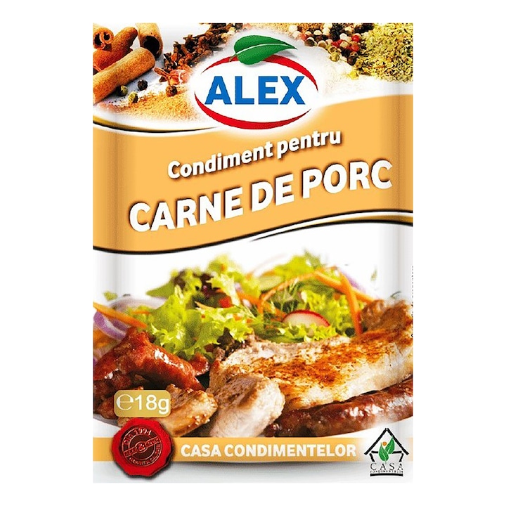 Condiment pentru carne porc, Alex, 18g