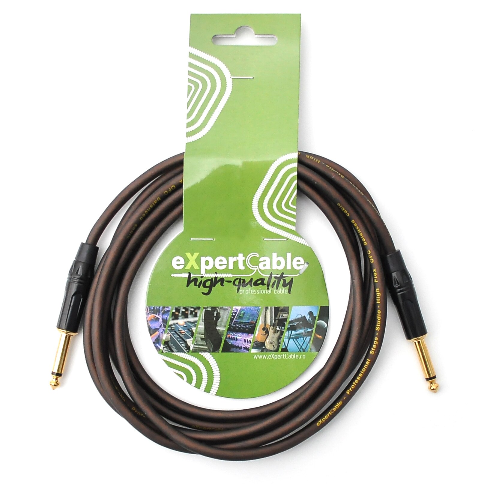 Cablu audio Jack 6.3mm mono Jack 6.3mm mono, eXpertCable, 3m