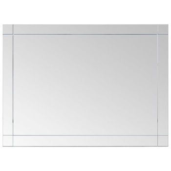 Oglinda decorativa pentru hol, vidaXL, Sticla, 60 x 40 cm, Argintiu Oglinda decorativa pentru hol, vidaXL, Sticla, 60 x 40 cm, Argintiu