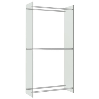 Rastel de lemne pentru foc, vidaXL, Sticla, 80 x 35 x 160 cm, Transparent Rastel de lemne pentru foc, vidaXL, Sticla, 80 x 35 x 160 cm, Transparent