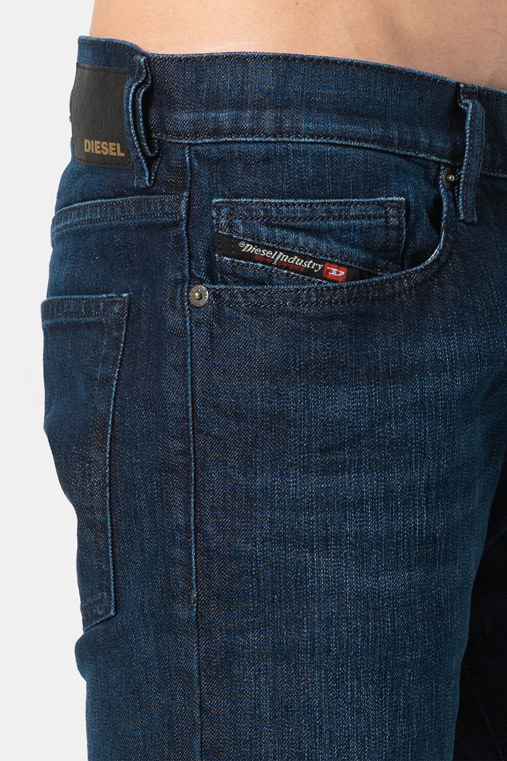 Diesel, Blugi slim fit D-Luster, Bleumarin, W31-L32 - eMAG.ro
