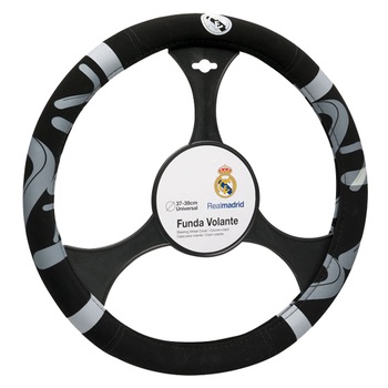 Husa volan Real Madrid CR7, catifea, marimea M, Ø 37/39cm Husa volan Real Madrid CR7, catifea, marimea M, Ø 37/39cm