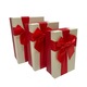 Set 3 cutii cu funda, 474 g