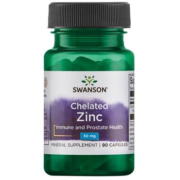 Supliment alimentar, Zinc(Chelat Glicinat de Zinc TRAACS®) - 30 mg, Swanson Albion Chelated Zinc Glycinate - 90 capsule (90 doze) Supliment alimentar, Zinc(Chelat Glicinat de Zinc TRAACS®) - 30 mg, Swanson Albion Chelated Zinc Glycinate - 90 capsule (90 doze)