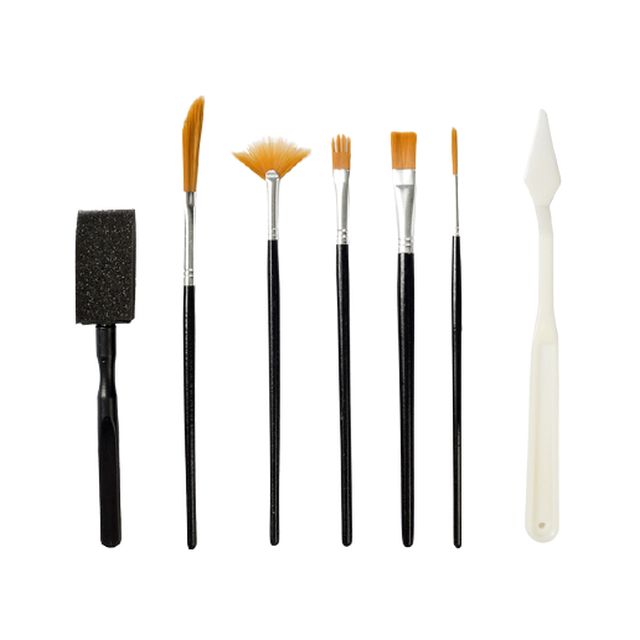 Set pensule pictura, Nassau, 7 piese