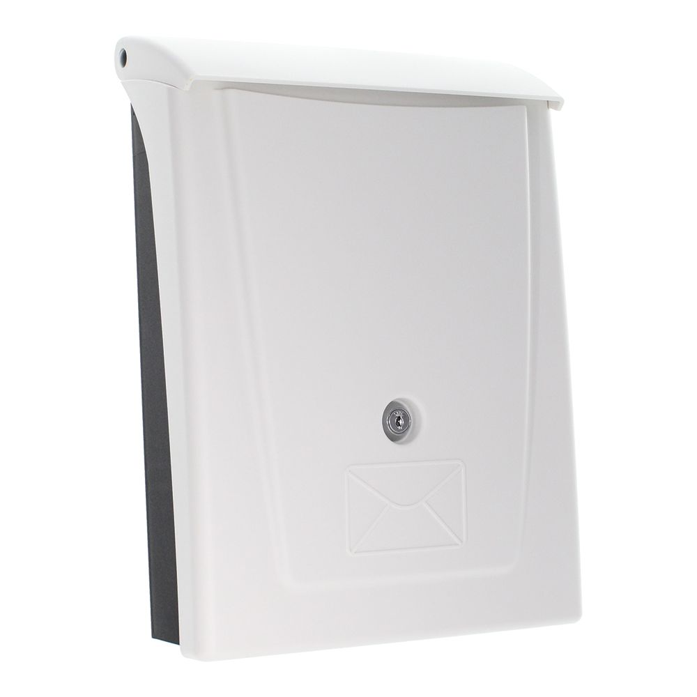 Cutie Postala Plastic Posta Neagra/Alba 340x250x110 mm