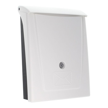 Cutie Postala Plastic Posta Neagra/Alba 340x250x110 mm Cutie Postala Plastic Posta Neagra/Alba 340x250x110 mm