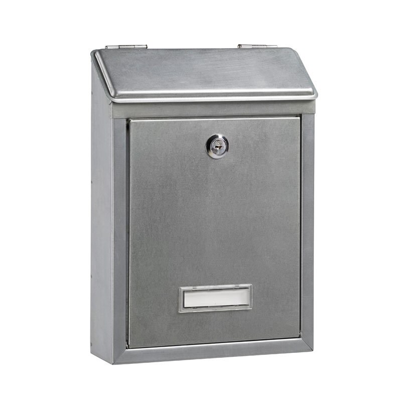 Cutie postala Burg, din otel, Gri, 300 x 210 x 60 mm