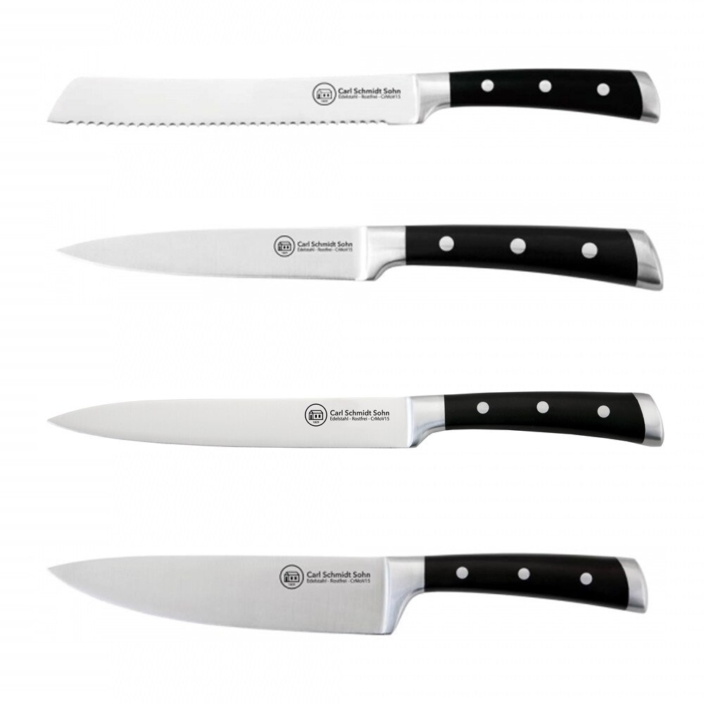 Set 4 cutite Herne, Carl Scmidt Sohn, otel 420J2, 13-20 cm