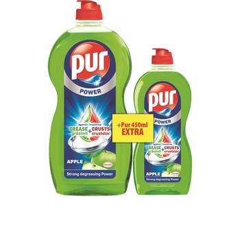 Detergent de vase Pur Apple, 1.35 l + 450 ml Detergent de vase Pur Apple, 1.35 l + 450 ml