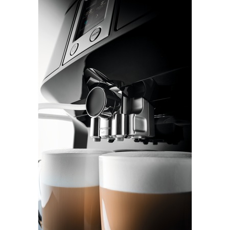 Espressor automat Krups EA8808 2in1 Cappucino, 1450 W, 15 bar, dispozitiv cappuccino, ecran tactil, Thermoblock, Negru