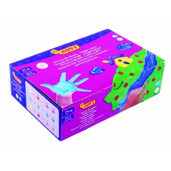Vopsea pentru pictat cu degetele JOVI 560/S, 6 culori x 125 ml Vopsea pentru pictat cu degetele JOVI 560/S, 6 culori x 125 ml