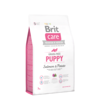 Hrana uscata pentru caini Brit Care, Grain-free, Puppy, Somon & Cartof, 3Kg