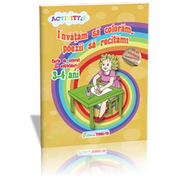 Invatam sa coloram, Poezii sa recitam 3-4 ani Invatam sa coloram, Poezii sa recitam 3-4 ani