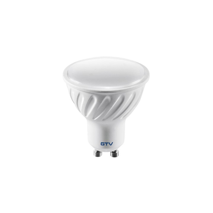 LED Крушка GTV, GU10, 6400 К, 6 W, 440 lm, 120°