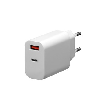 Incarcator retea 30W , Platinet 45481, QC3.0 PD3.0 , porturi 1 x USB si 1 x USB tip C, intrare curent 100 - 240 V, alb Incarcator retea 30W , Platinet 45481, QC3.0 PD3.0 , porturi 1 x USB si 1 x USB tip C, intrare curent 100 - 240 V, alb