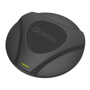 Incarcator Qi Wireless 15W, Platinet 45289, cu ventilator, distanta incarcare 8 mm, conector USB Tip C, negru Incarcator Qi Wireless 15W, Platinet 45289, cu ventilator, distanta incarcare 8 mm, conector USB Tip C, negru