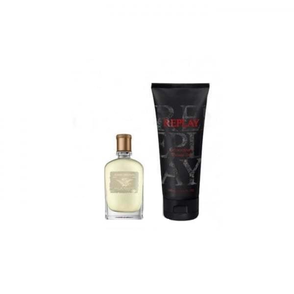 Set cadou Replay Jeans Original! for Him 30 ml Apa de toaleta + 100 ml gel de dus