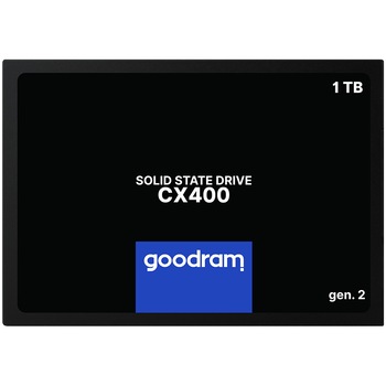 Solid State Drive (SSD) GoodRam CX400 GEN.2, 1TB, 2.5 Solid State Drive (SSD) GoodRam CX400 GEN.2, 1TB, 2.5