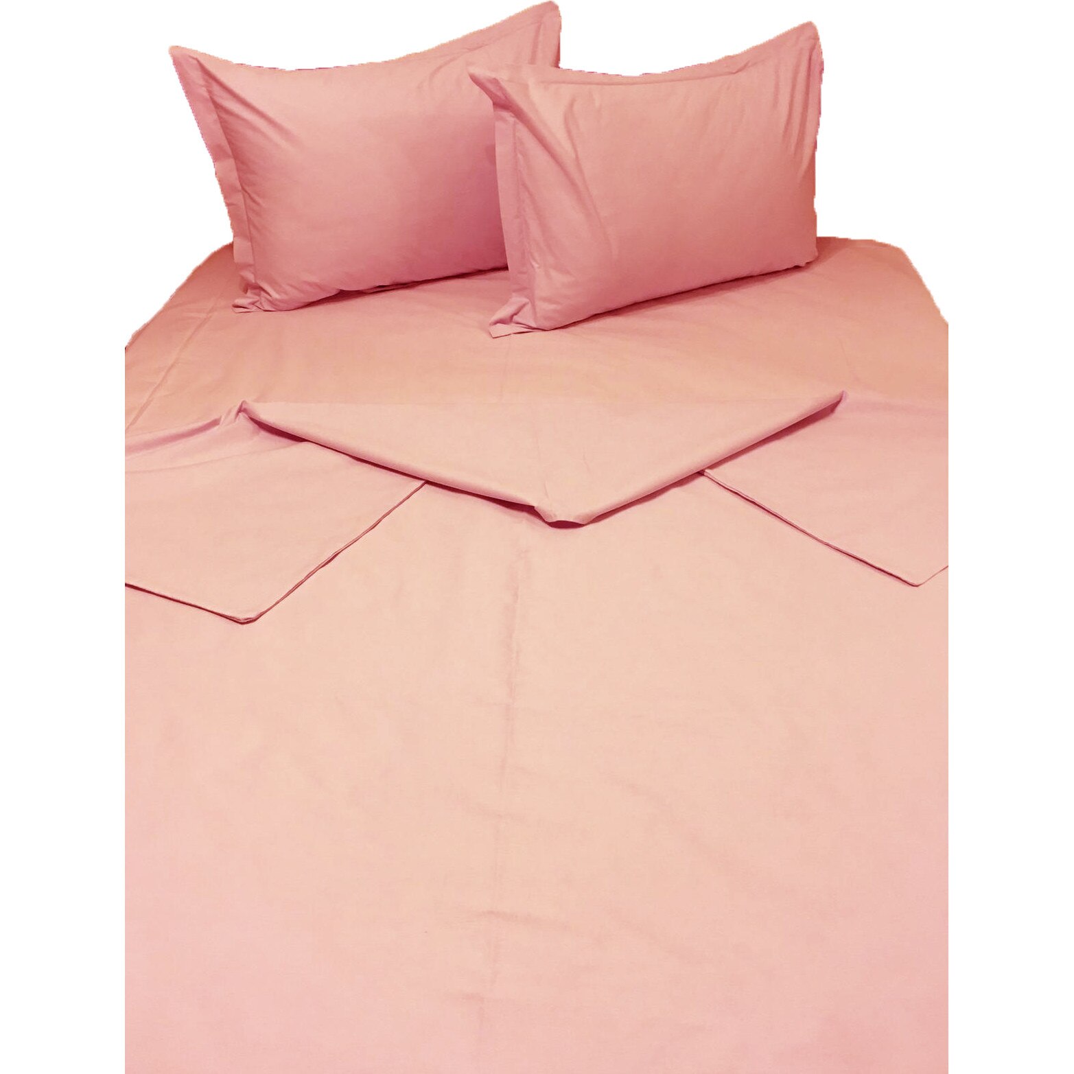 Set lenjerie cu elastic, 4 piese bumbac ranforce, pentru saltea de 1,80m sau mai mare, by Liz Line - L4RE41KS