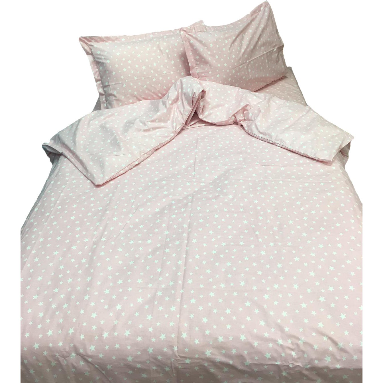 Set lenjerie cu elastic, 4 piese bumbac ranforce, pentru saltea de 1,80m sau mai mare, by Liz Line - L4RE21KS