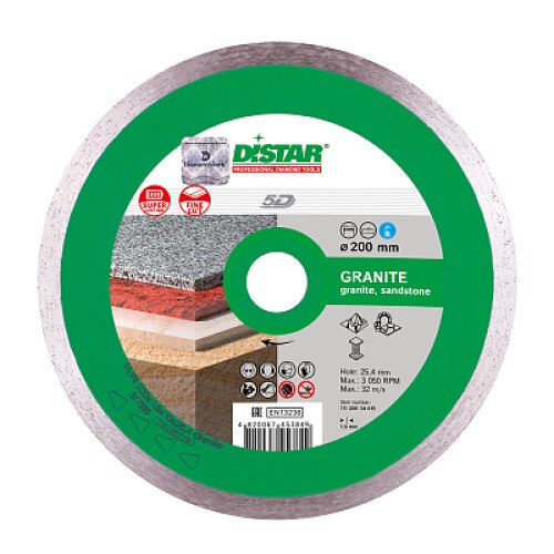 Disc diamantat Granite 200mm 1A1R 200x1,6x10x25,4 Granit