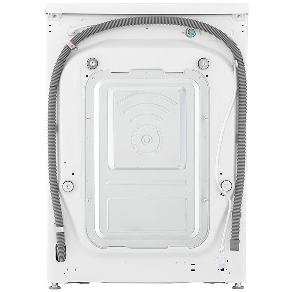Masina de spalat cu uscator cu incarcare frontala, LG F2DV5S7S1E De sine statator, 7 kg de spalare, 5 kg de uscare, Clasa energetica E, 1200 rpm, TurboWash360°, AI DD, Wifi, Alb