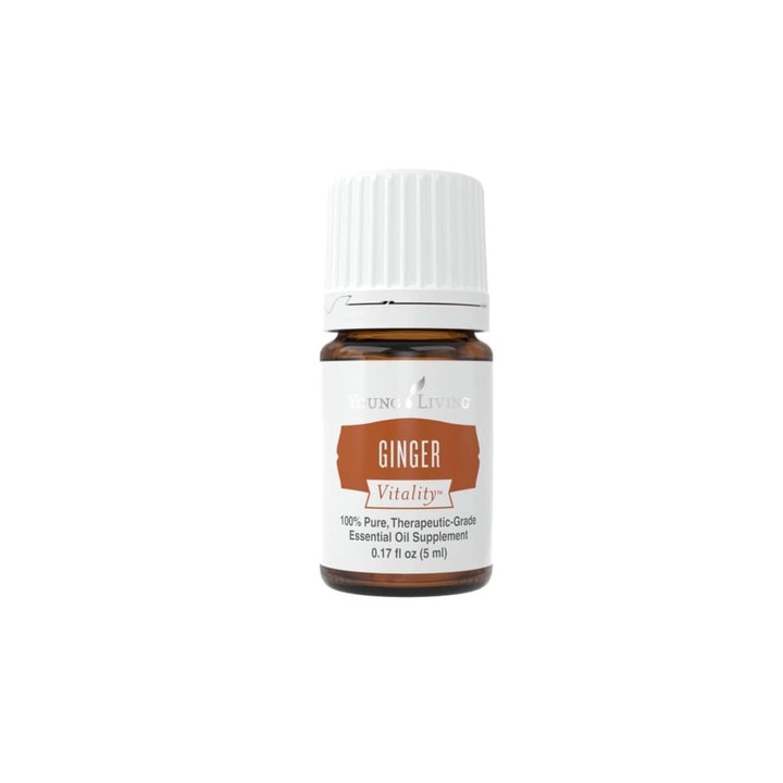 Етерично масло Young Living Джинджифил, 100 % чист продукт, подходящ за пиене, 5 мл