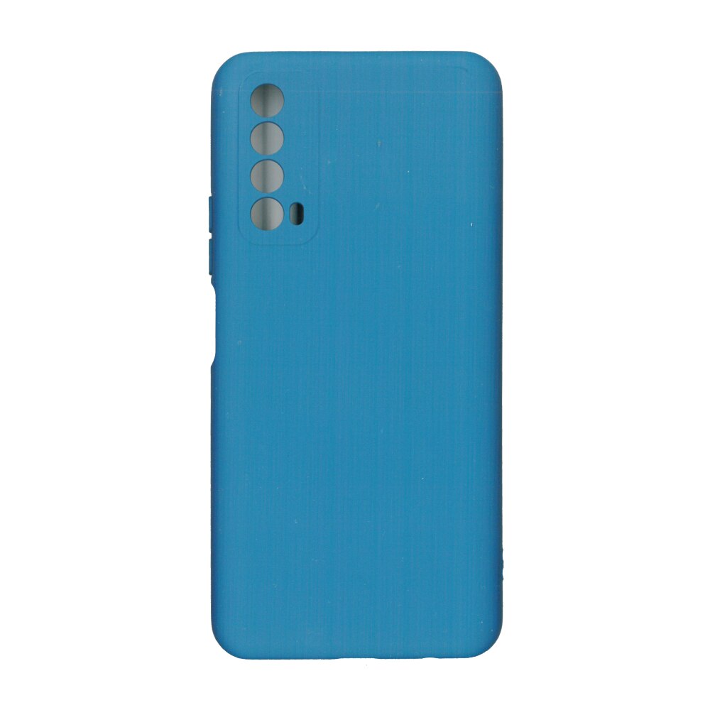 Husa Liquid din silicon mat pentru Huawei P Smart 2021, albastru